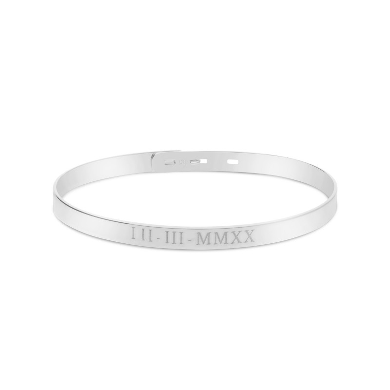 Jonc en argent personnalisable