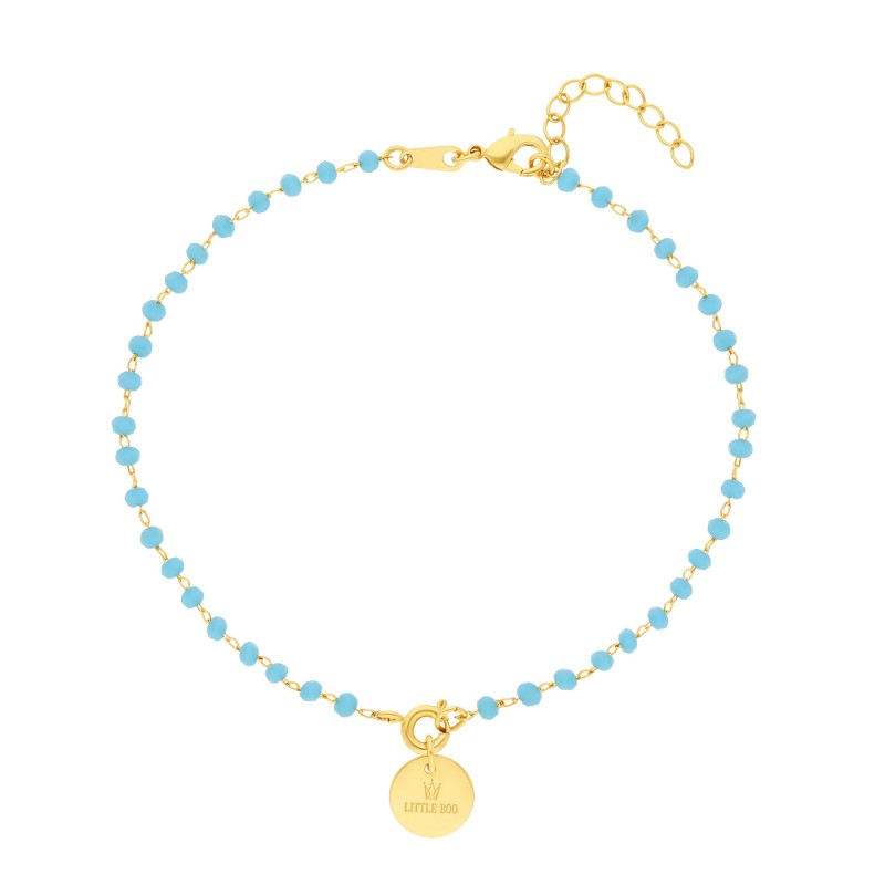 Bracelet de cheville bolly 3 couleurs personnalisable