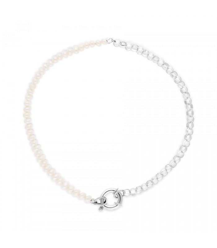 L'AUDACIEUX Collier de Perles Argent L'AUDACIEUX Collier de Perles Argent