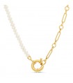 L'audacieux collier de perles or