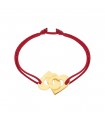 Bracelet Menottes cœurs or personnalisable