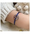 Bracelet cible pm en argent personnalisable
