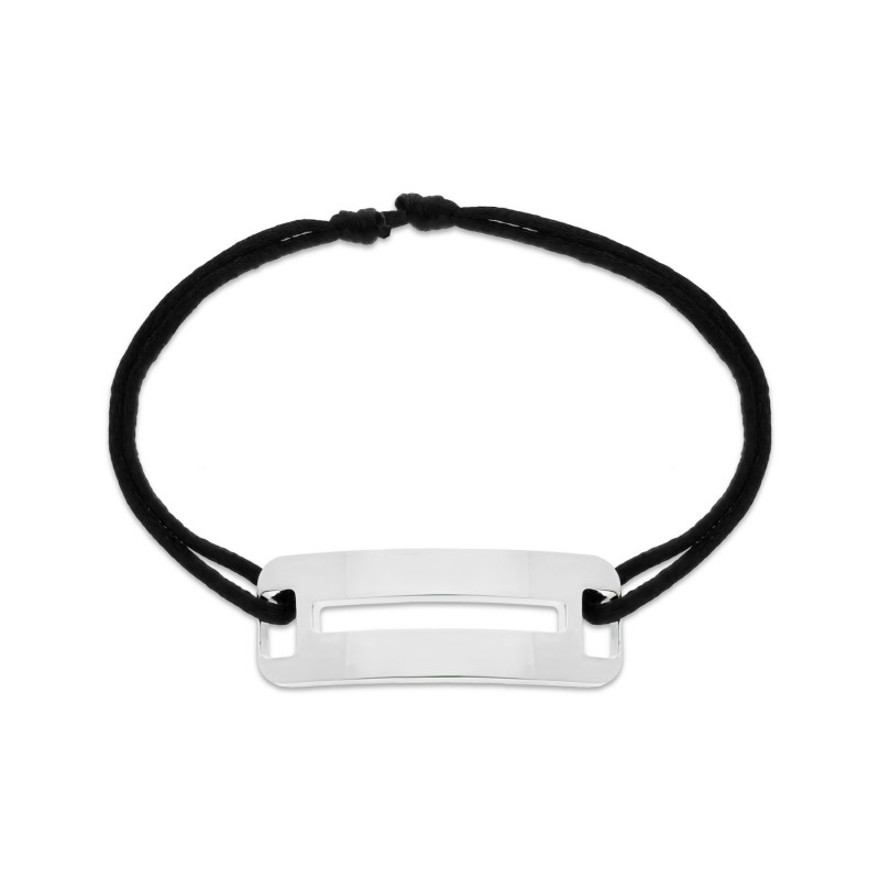 Bracelet infini en argent personnalisable