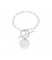 Bracelet athéna en argent personnalisable