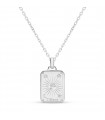 Collier astro-constellation en argent personnalisable