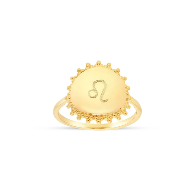 Bague astro plaque or a personnaliser Little Boo