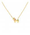Collier licorne or