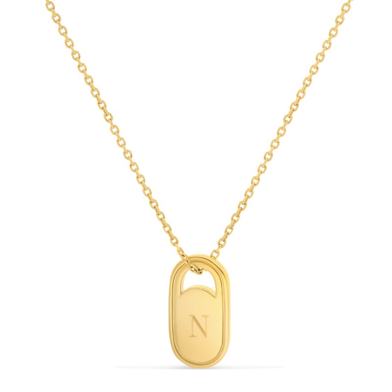 Collier mae or personnalisable