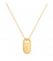 Collier mae or personnalisable