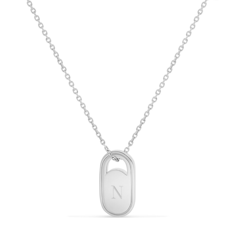 Collier mae en argent personnalisable