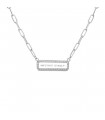 Collier alba en argent personnalisable