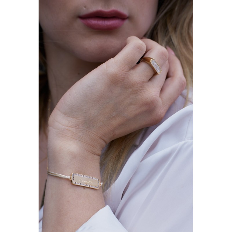 Bracelet mathilde or personnalisable