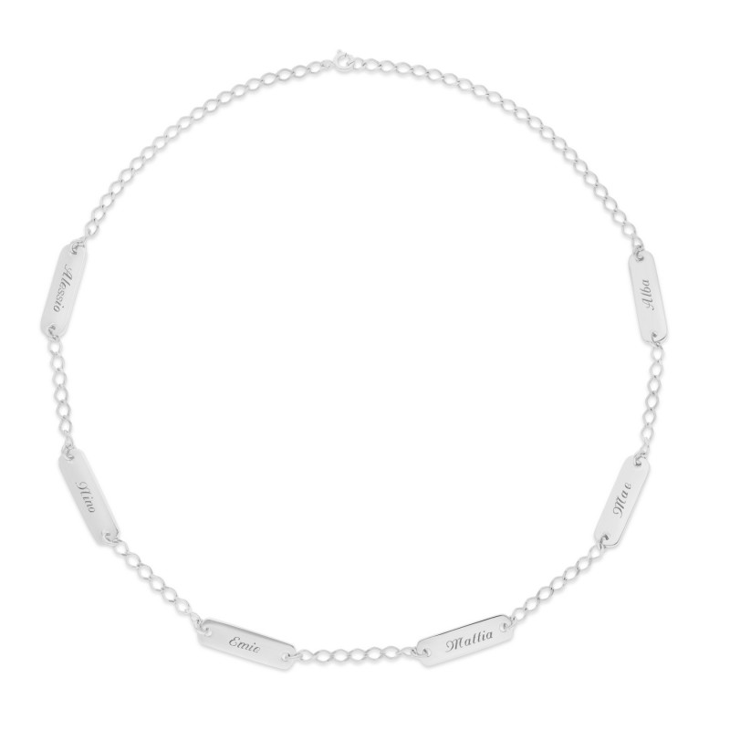 Collier camille en argent personnalisable