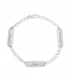 Bracelet camille en argent personnalisable