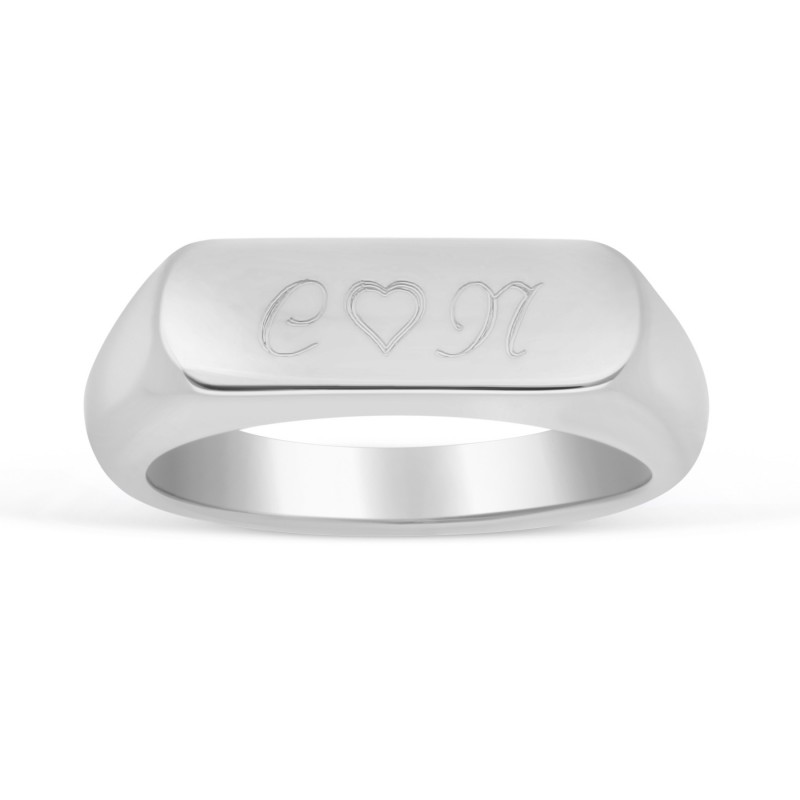 Bague origine en argent personnalisable