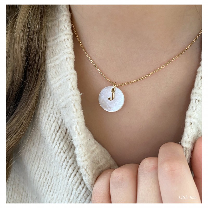 Collier bianca enfant or personnalisable