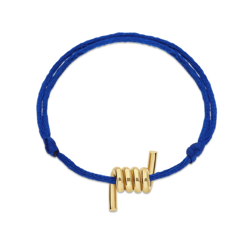 Bracelet cordon jules or personnalisable