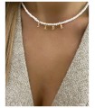 Collier douces lettres or personnalisable