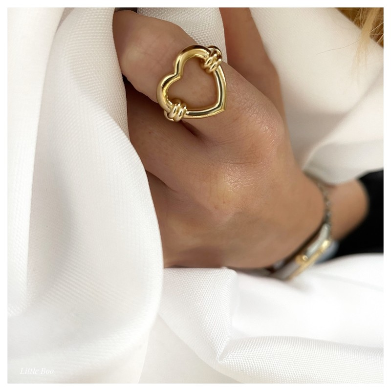 Bague amour or