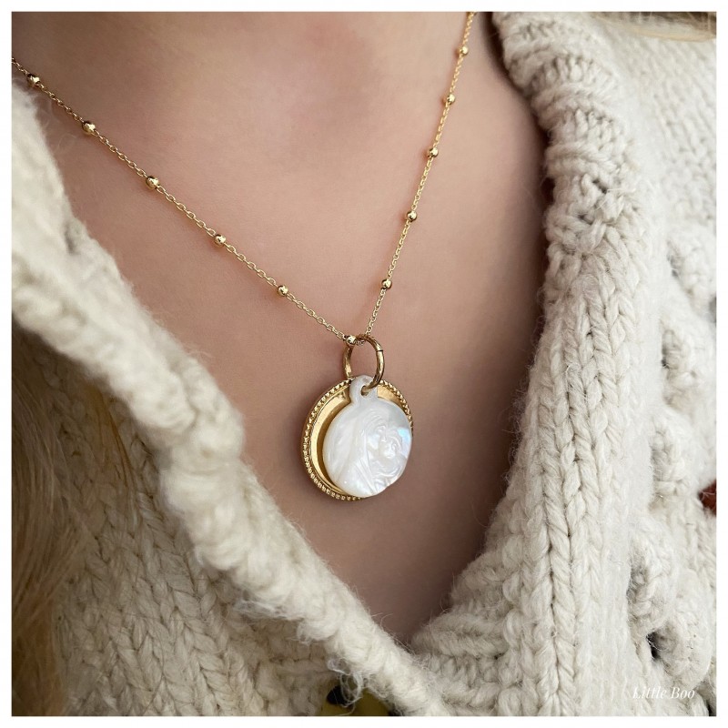 Collier mon ange enfant or personnalisable