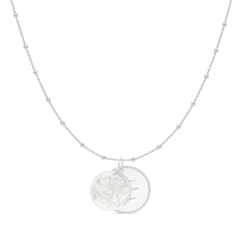 Collier mon ange enfant en argent personnalisable