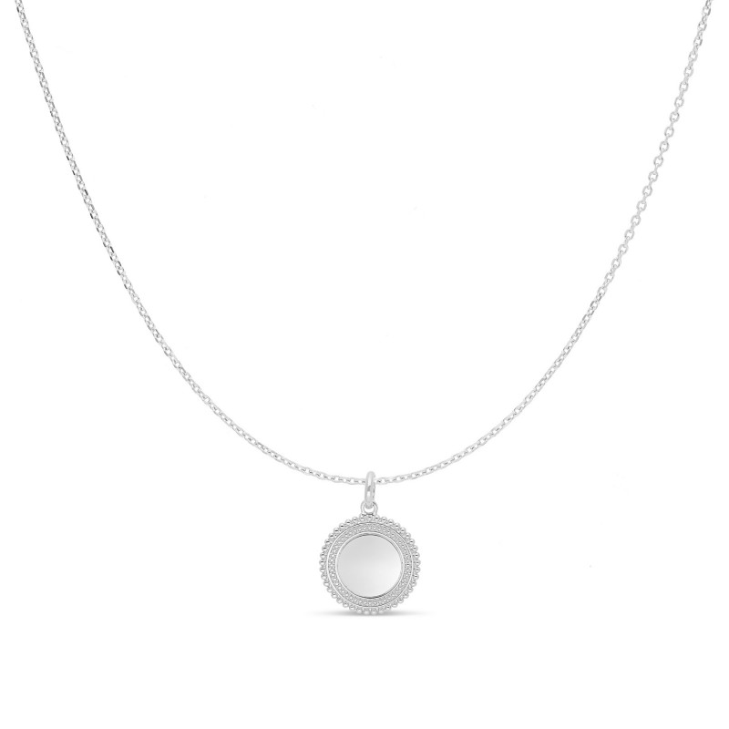 Collier solaris enfant en argent personnalisable