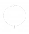 Bracelet de cheville saamp en argent personnalisable