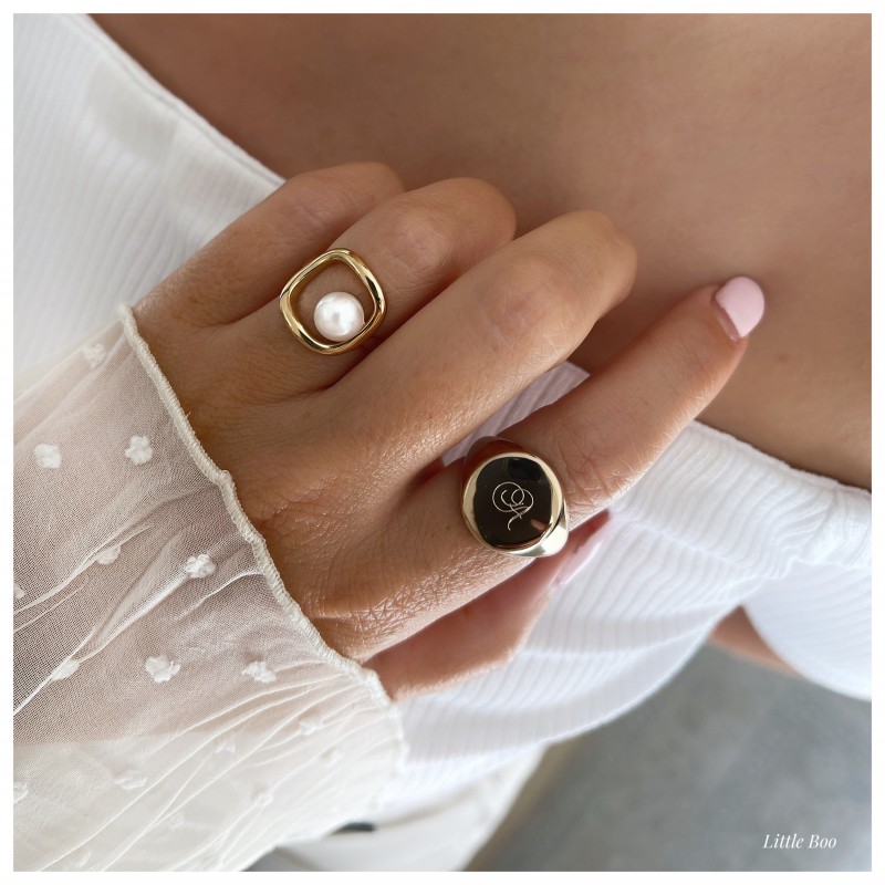 Bague demoiselle or