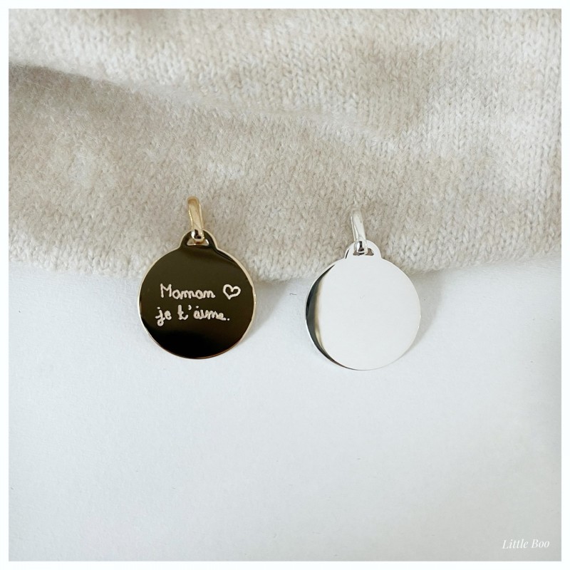 Médaille gm mots & dessins or personnalisable