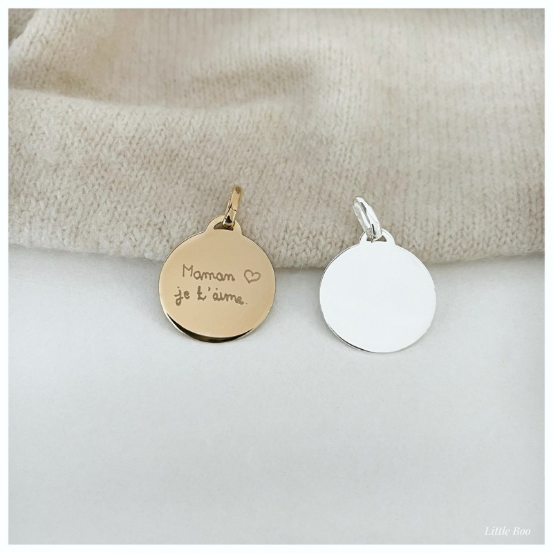 Médaille gm mots & dessins or personnalisable