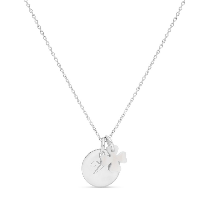 Collier chance en argent personnalisable