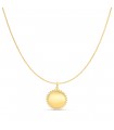 Collier Médaille Soleil Or