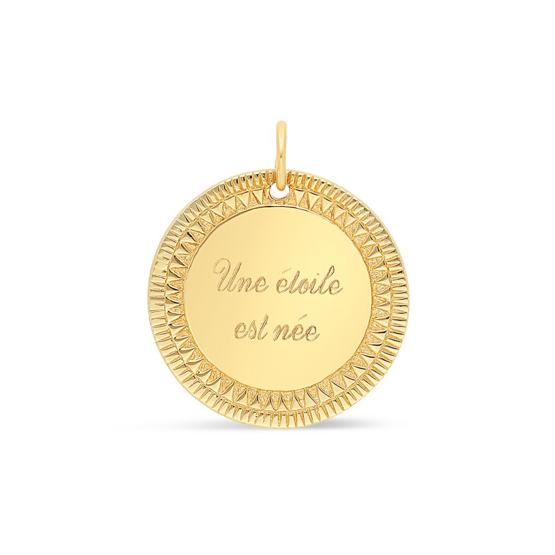 Médaille Aztèque Or personnalisable