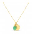 Collier Médaille Pierre de Naissance Or