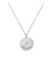 Collier de naissance en argent personnalisable