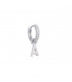 Boucles d'oreilles Lettre Strass