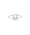Bague Lettre Strass
