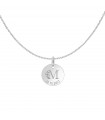 Collier de naissance enfant en argent personnalisable