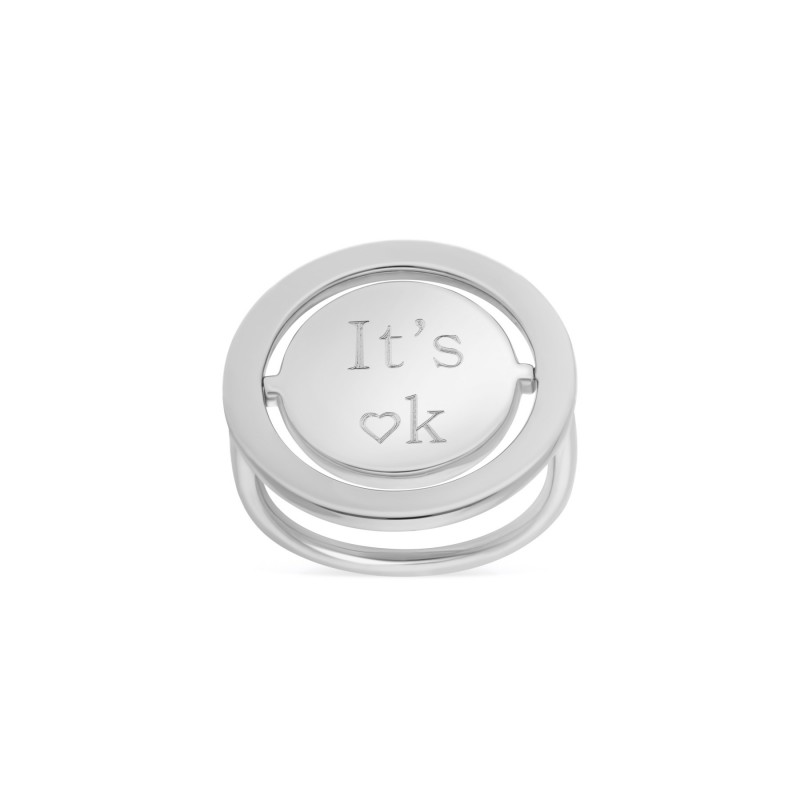 Bague lucie en argent personnalisable