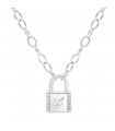 Collier roméo en argent personnalisable