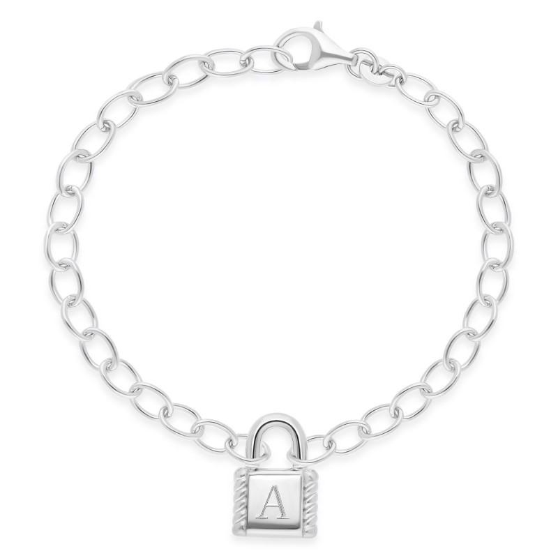 Bracelet roméo en argent personnalisable