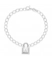 Bracelet roméo en argent personnalisable