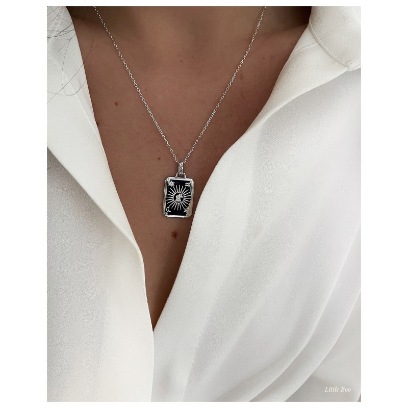 Collier astro en argent personnalisable