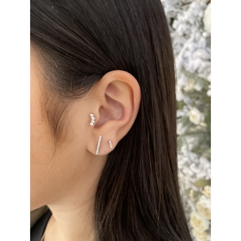 Piercing lotus en argent