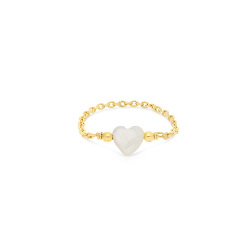 Bague petit cœur or