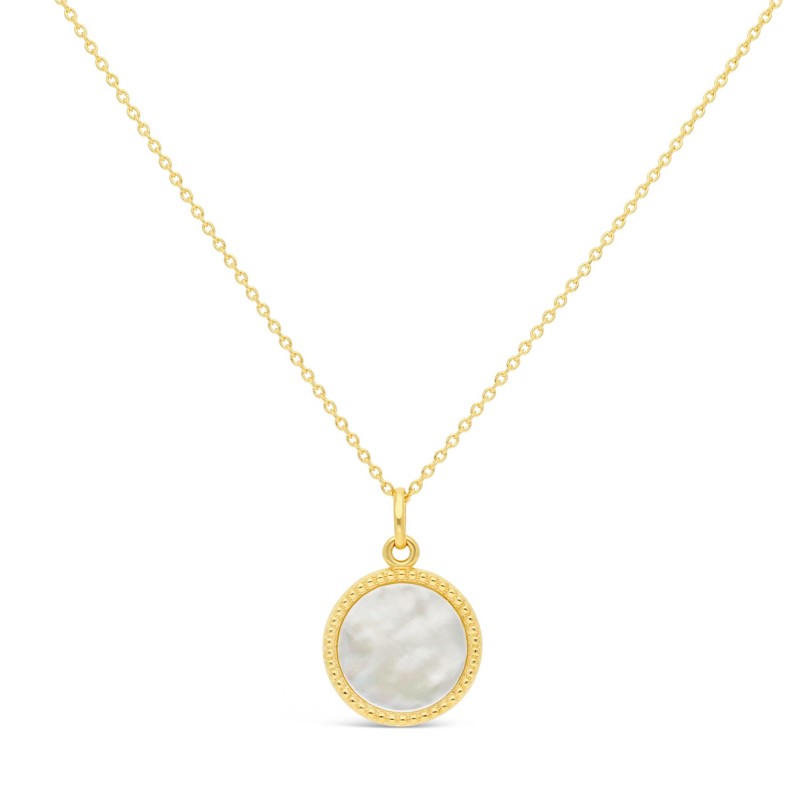 Collier nacre perlée pm personnalisable