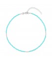 Collier Dolce turquoise argent