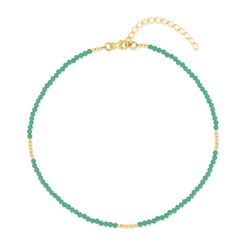Collier Dolce vert or