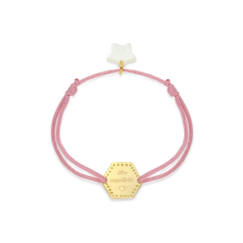 Bracelet Charlie personnalisable or