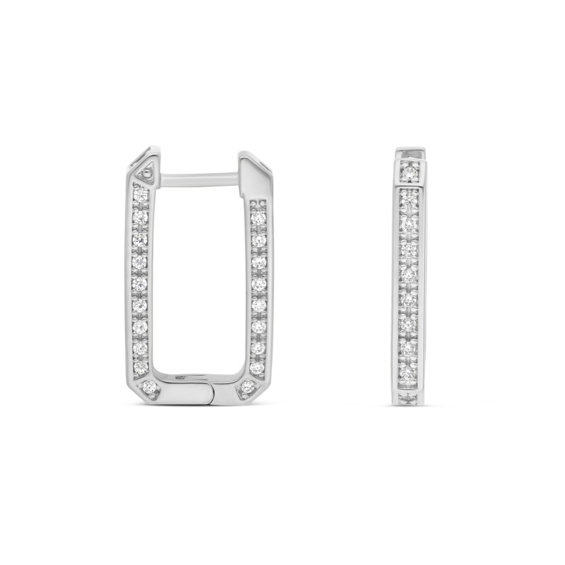 Boucles d'oreilles Olga argent